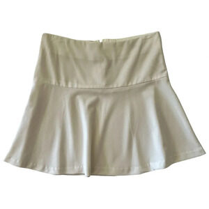VINTAGE 90’s Charlotte Russe Ivory Mini Skirt